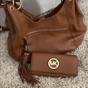 Michael Kors shoulder bag and wallet
